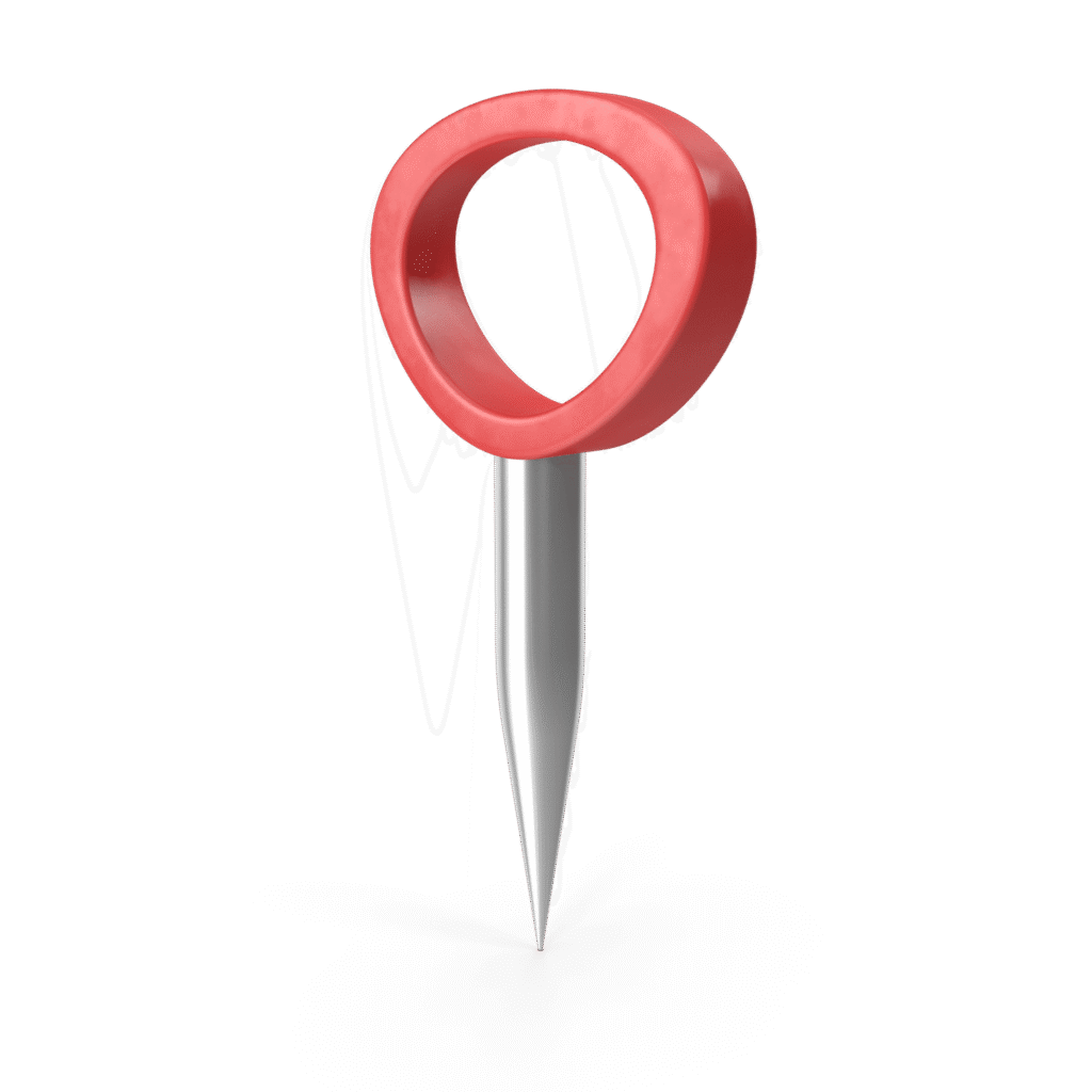 3D location pin icon for Google My Business optimization for dental practices