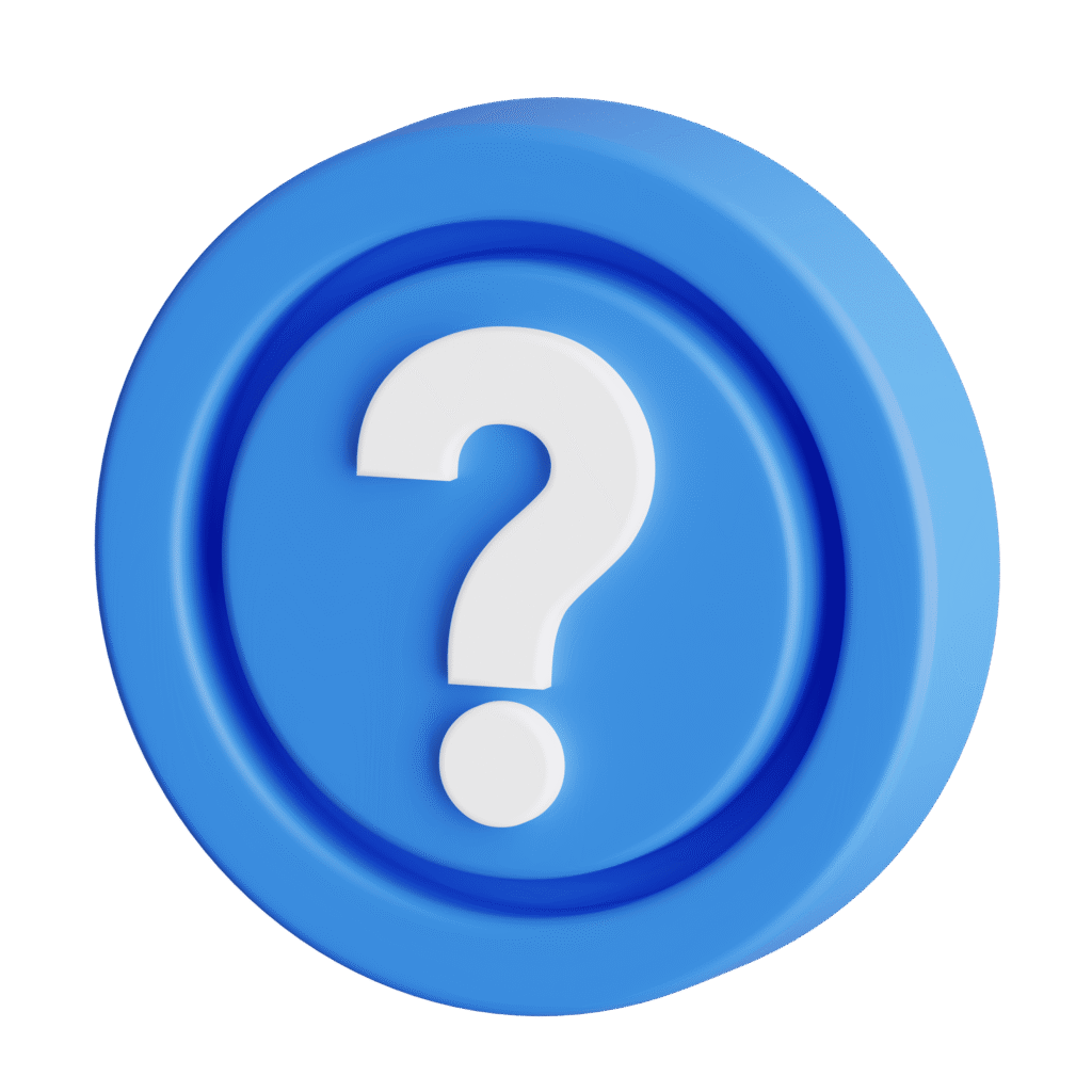 3D question mark icon for dental marketing expertise challenges in Dubai UAE clinics