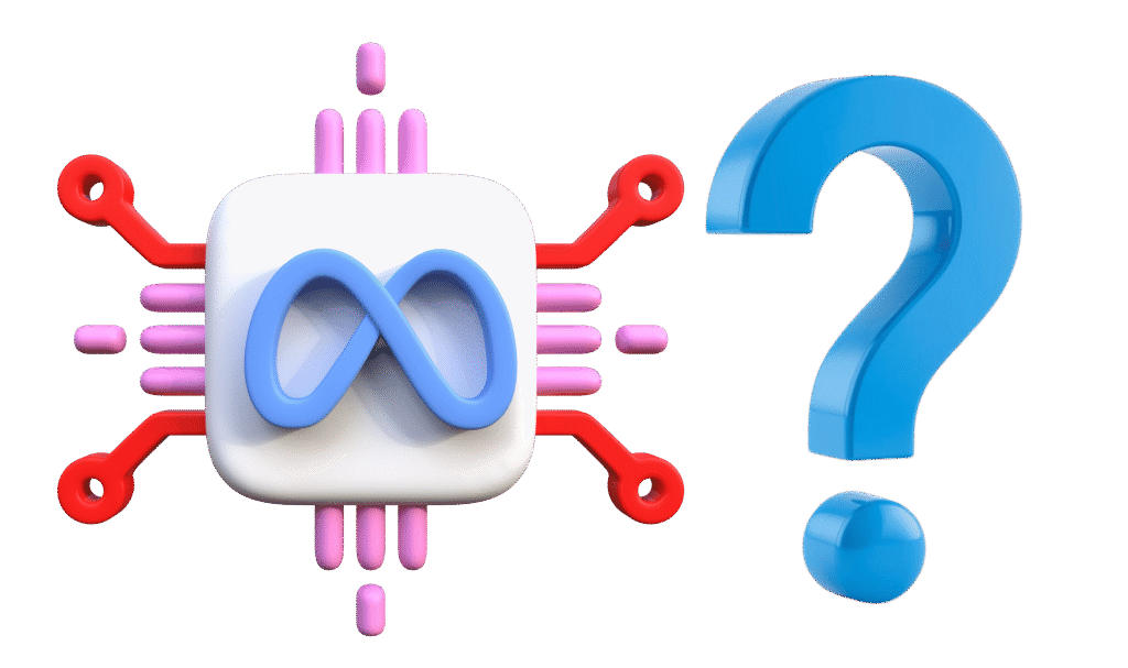 3D Meta advertising icon for dental clinic marketing Dubai